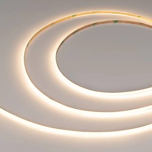 Лента светодиодная COB-X420-4mm 24V Warm3000 (10 W/m, IP20, CSP, 5m) (Arlight, узкая)