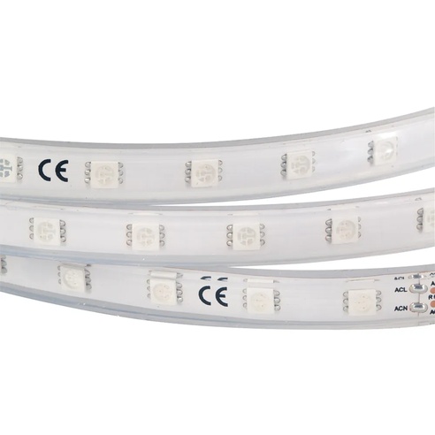 Лента светодиодная ARL-W5060PG-54-220V Green (540 LED, 10m) (Arlight, 9 Вт/м, IP67)