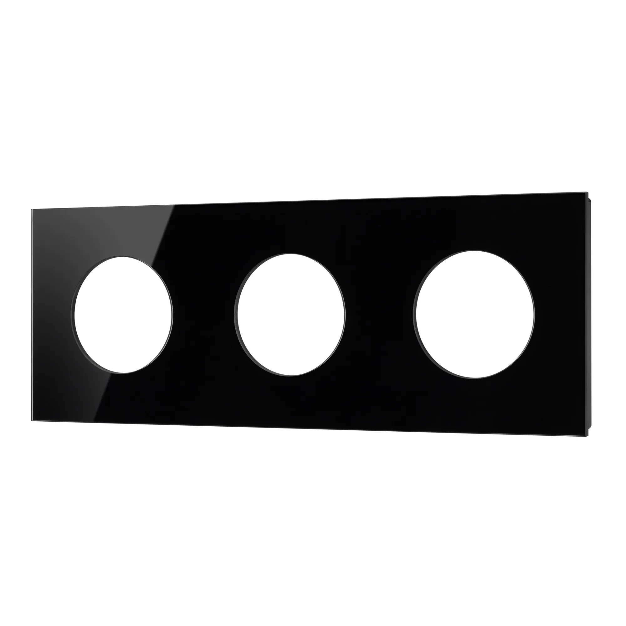 Рамка стеклянная FRM-GLARE-GC-3-BK (Arlight, -)