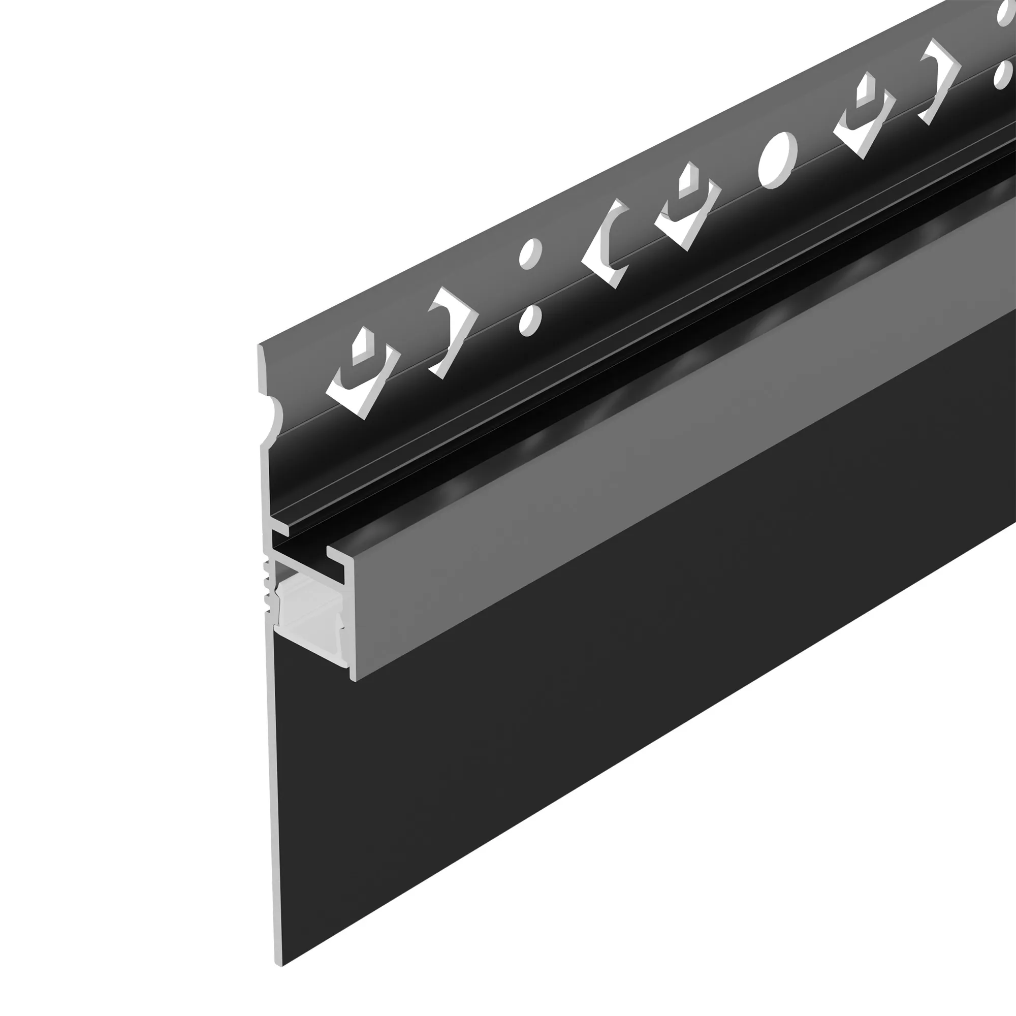 Профиль ARH-PLINTUS-50-FANTOM-3000 BLACK (Arlight, Алюминий) - изображение товара