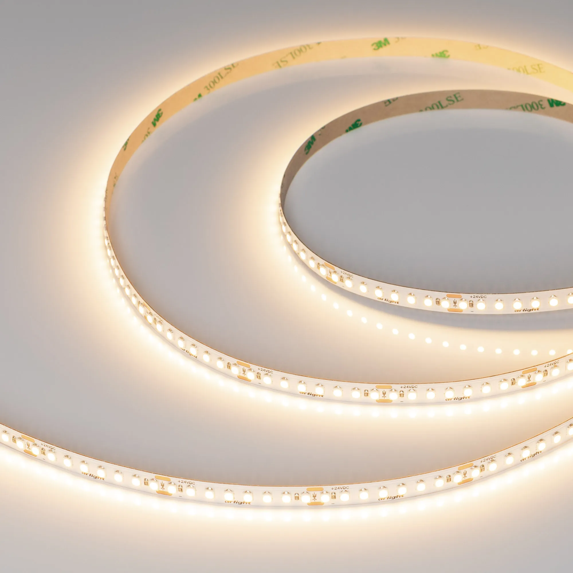 Лента UL-A176-8mm 24V Warm3000 (15 W/m, IP20, 5m) (Arlight, 7 лет) - изображение товара